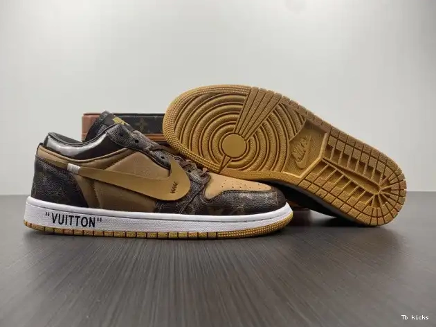 Cheap TBK OW Jordan AJ1 Off-Louis 1 LOW x Air 0623
